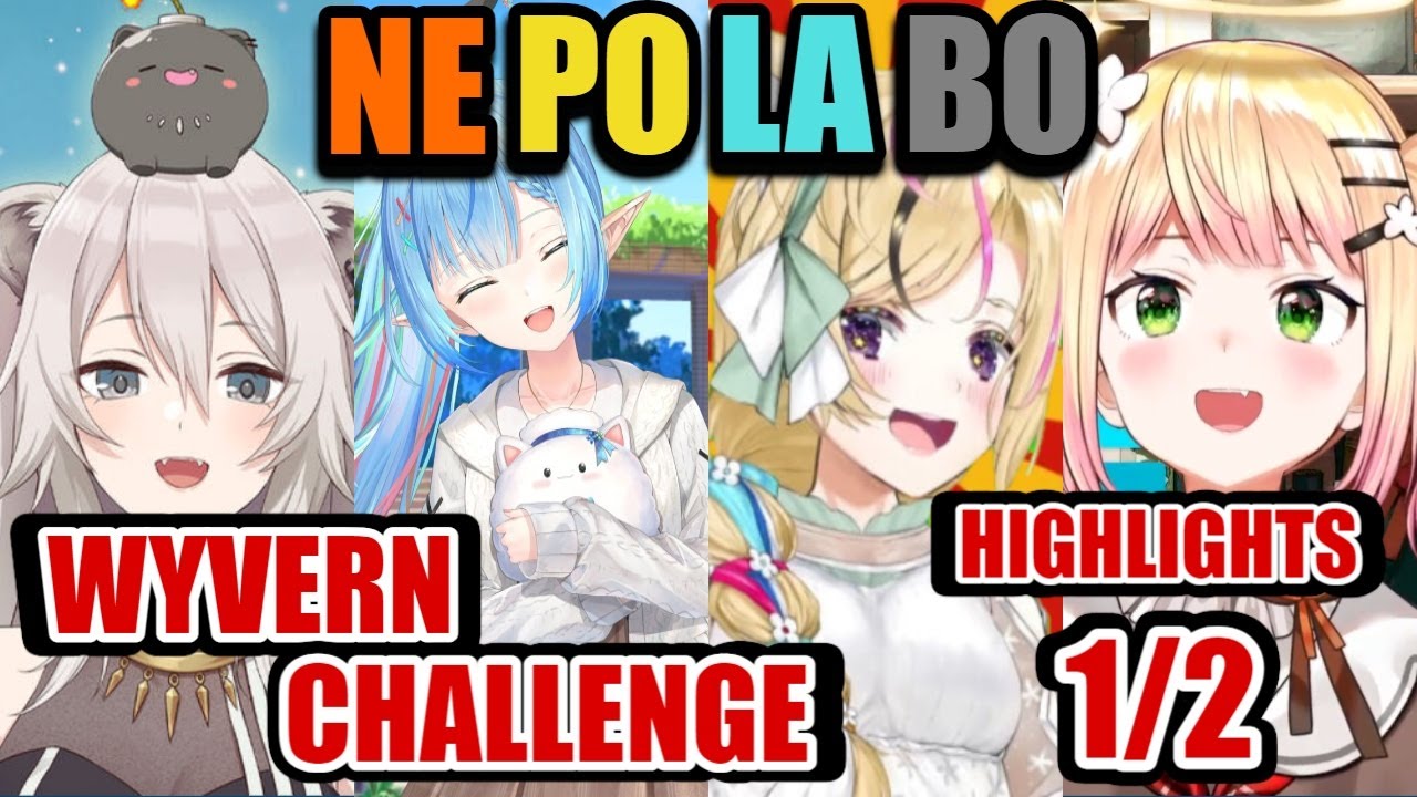 [Hololive] Nepolabo Ark Collab Highlights - Stealing the wyvern eggs! Part 1 of 2