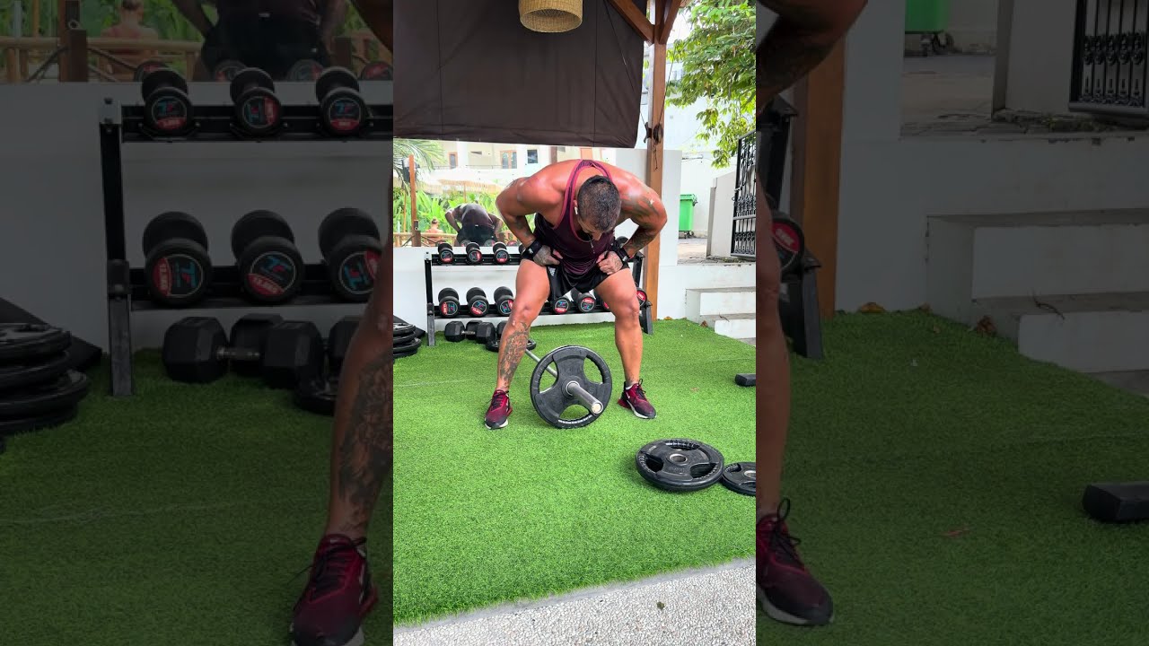 Another full workout landmine set strength and cardio 