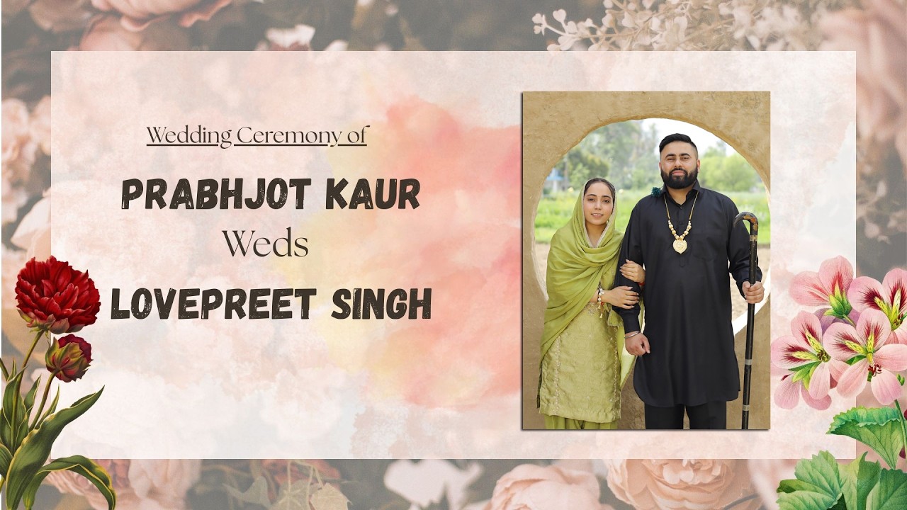 LIVE || WEDDING CEREMONY of ( Prabhjot Kaur & Lovepreet Singh ) SANDAL STUDIO