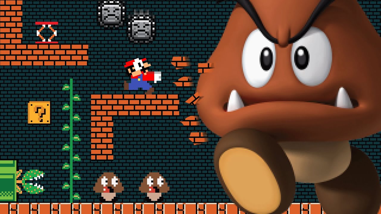 Mario Bros: Mario Vs the Giant Goomba Maze | Game Animation