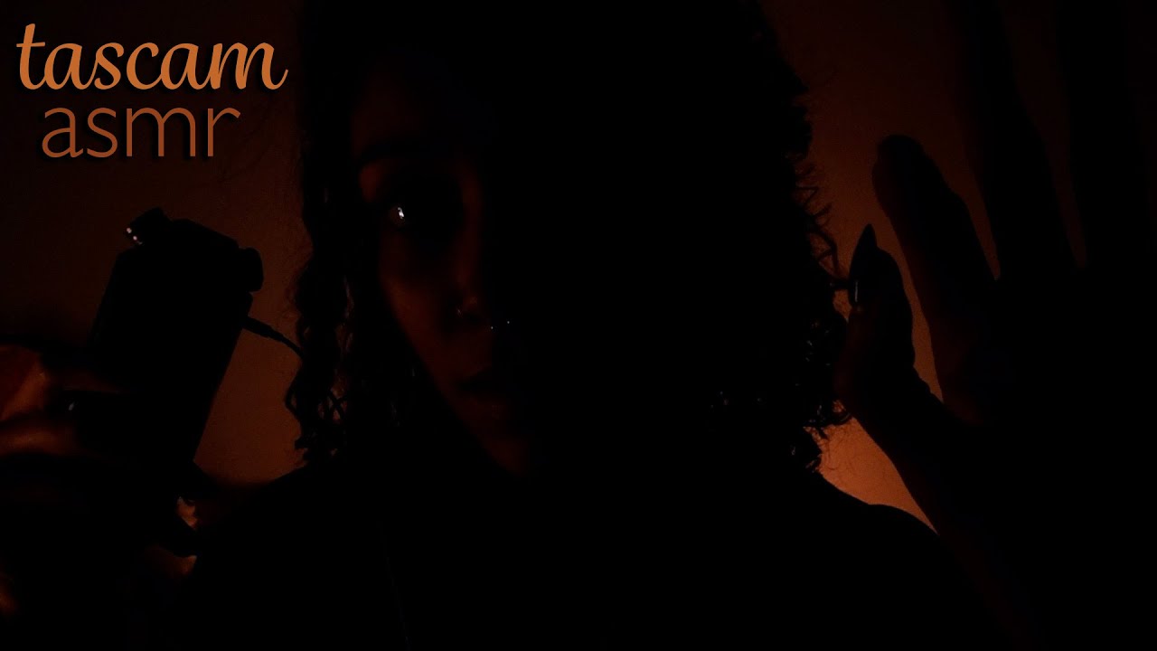*GENTLE ASMR* Tascam in The Dark ✨ Slow, Gentle Whispers & Tapping