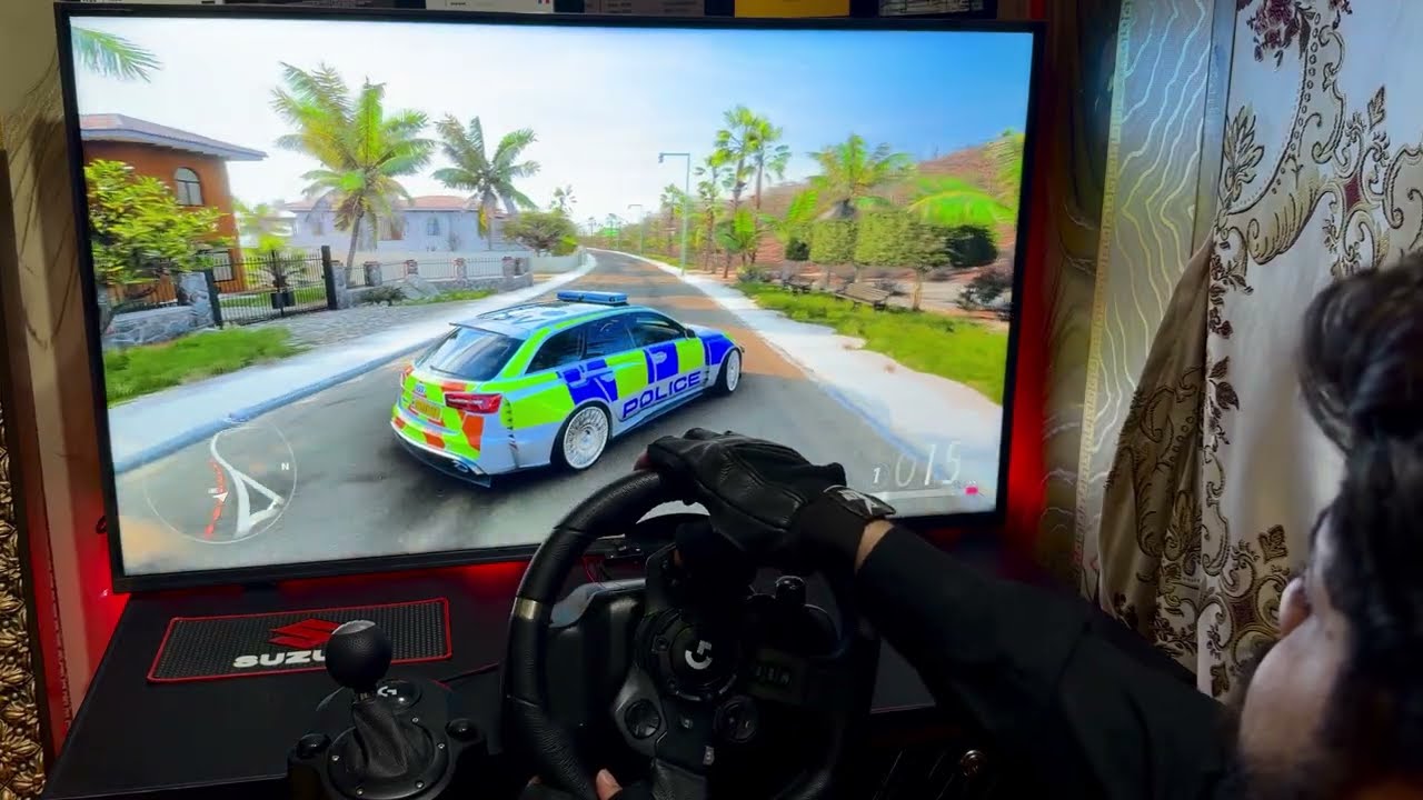 AUDI RS 6 AVANT 2015 LOS ANGELES POLICE - FORZA HORIZON 5 | LOGITECH G923 