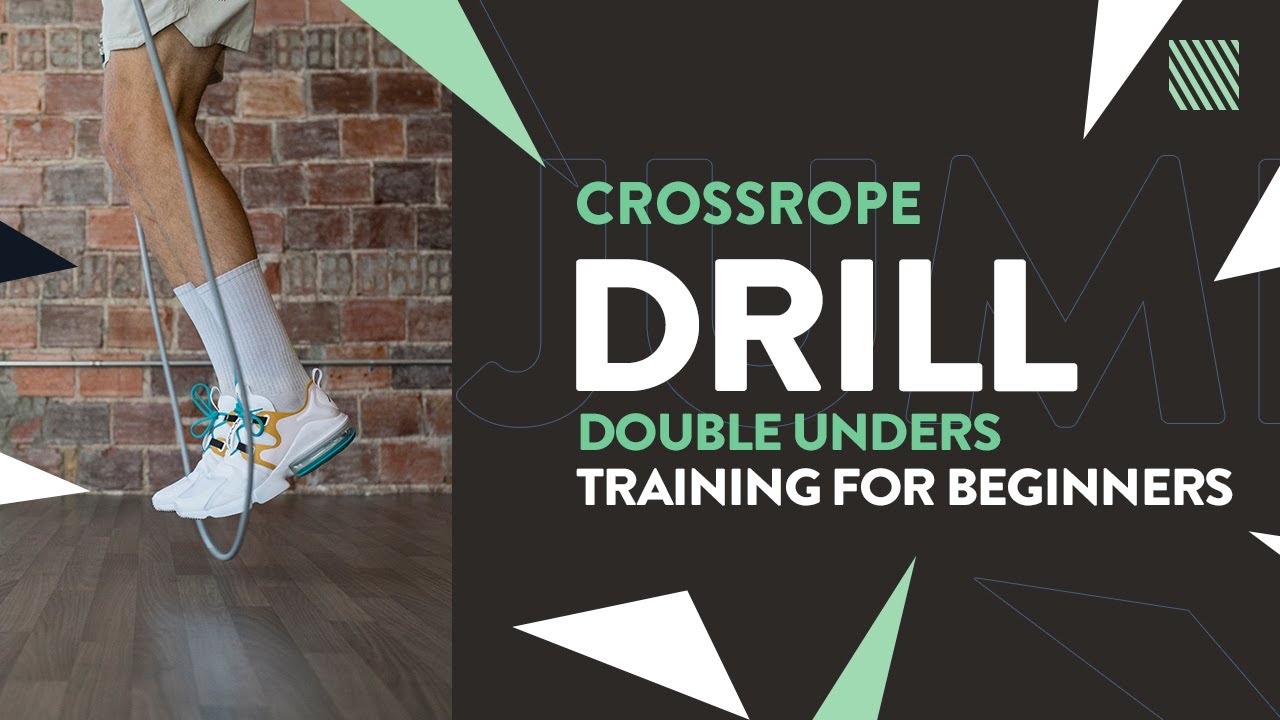 Двойные прыжки через скакалку для начинающих [Crossrope]
