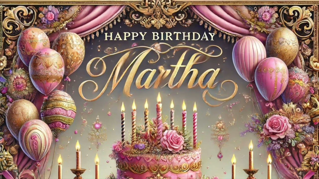 Martha: Happy Birthday Song for Martha