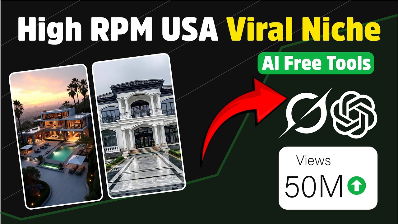 How To Make VIRAL AI Luxury Home Renovation Time lapse Video | Before & After with FREE AI Tools