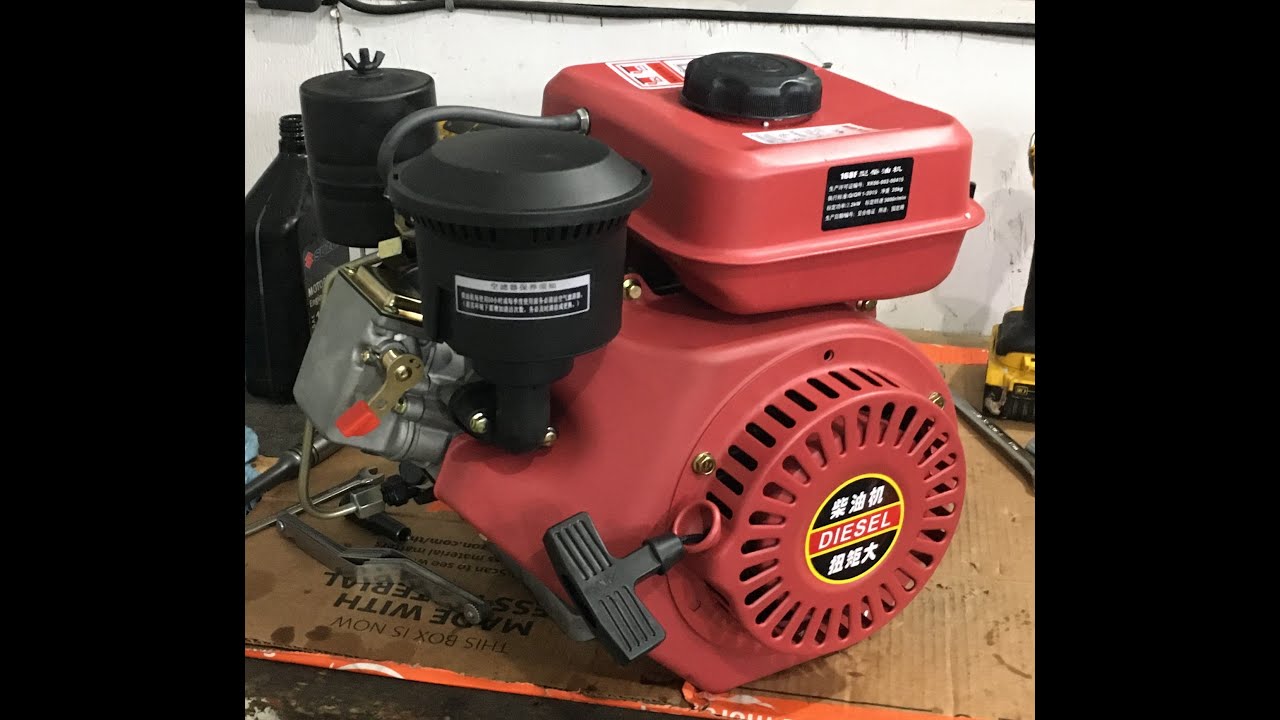 Cheap  Amazon Chinese diesel 168F teardown, reassemble and put to work.