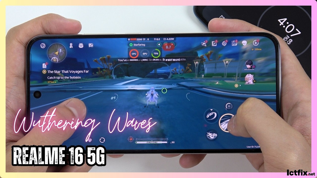 Realme 16 5G Wuthering Waves Gaming Test | Dimensity 6400 Turbo, 120Hz Display