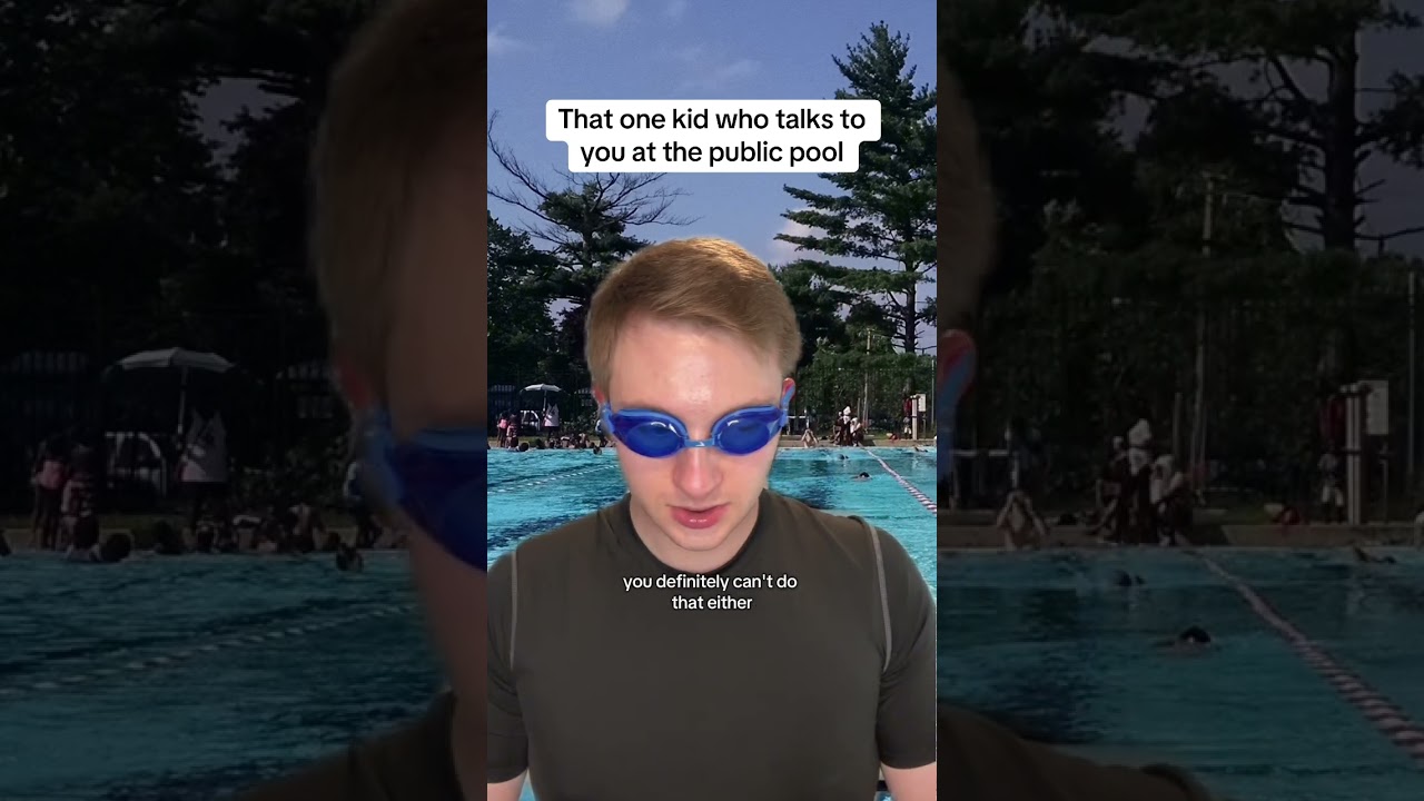 That one kid who talks to you at the pool #pov #nostalgia #teacher