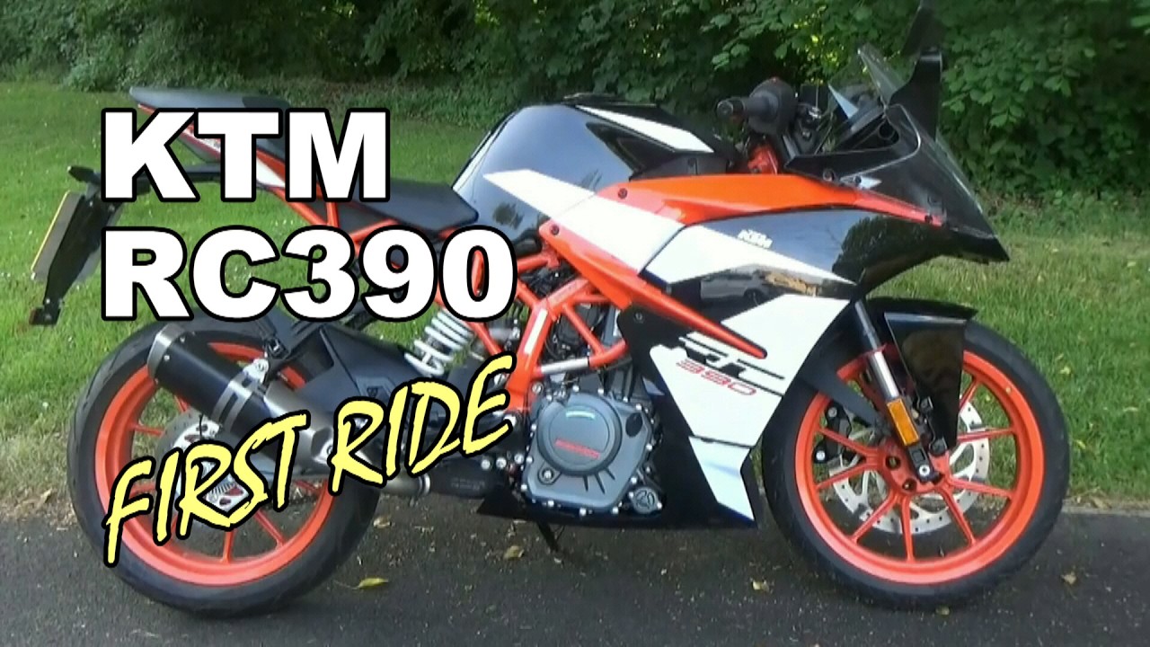 KTM RC390 - first ride UK Oct 2014