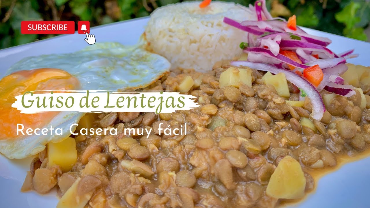 Guiso de Lentejas con Carne | Receta Casera muy fácil | Deliciosa y Nutritiva👌