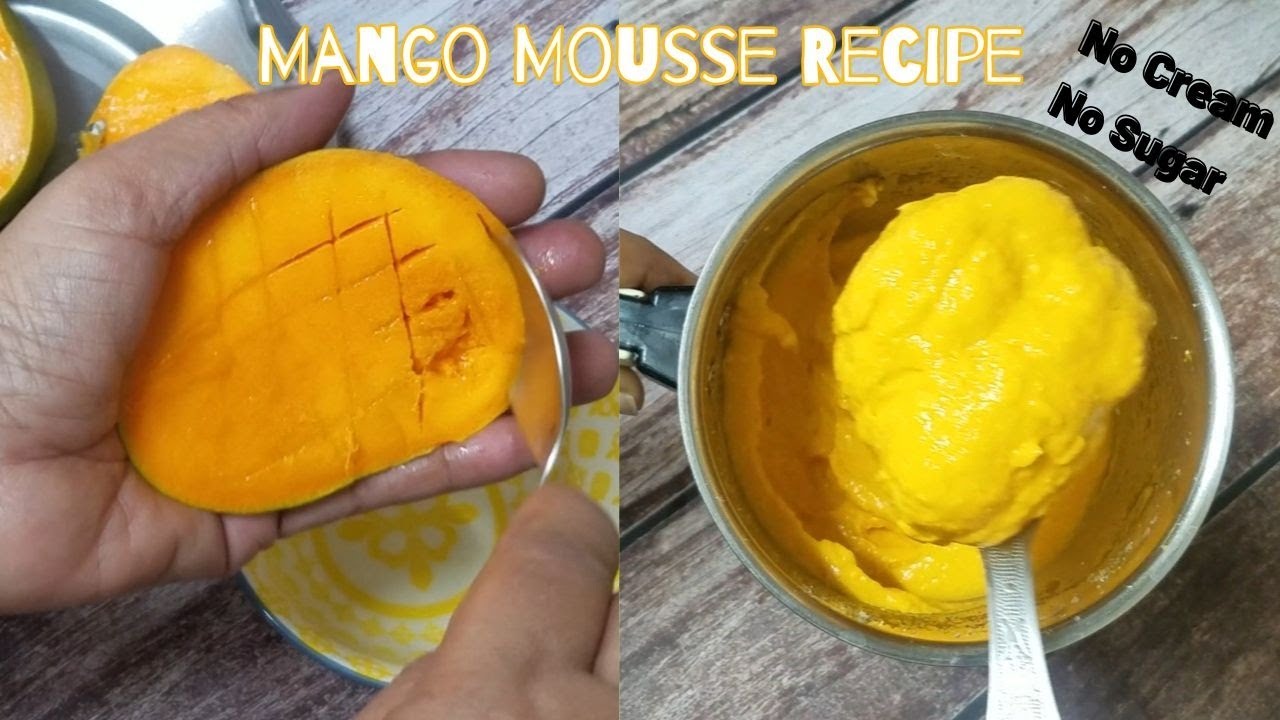 No Cream High Protein Mango 🥭Mousse Recipe 😍(3-Ingredient) | Healthy Dessert Recipes Without Sugar