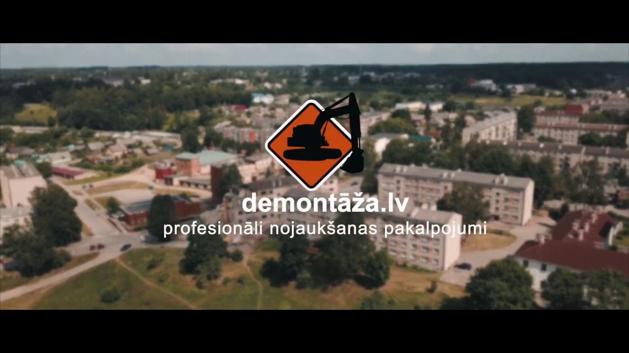 Bīstamas daudzdzīvokļu ēkas nojauk&scaron;ana Krāslavā- Demontāža.lv