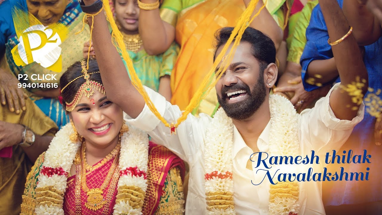 Actor Ramesh Thilak + RJ Navalakshmi | Wedding | p2click | Tamil Wedding | pirates of the caribbean