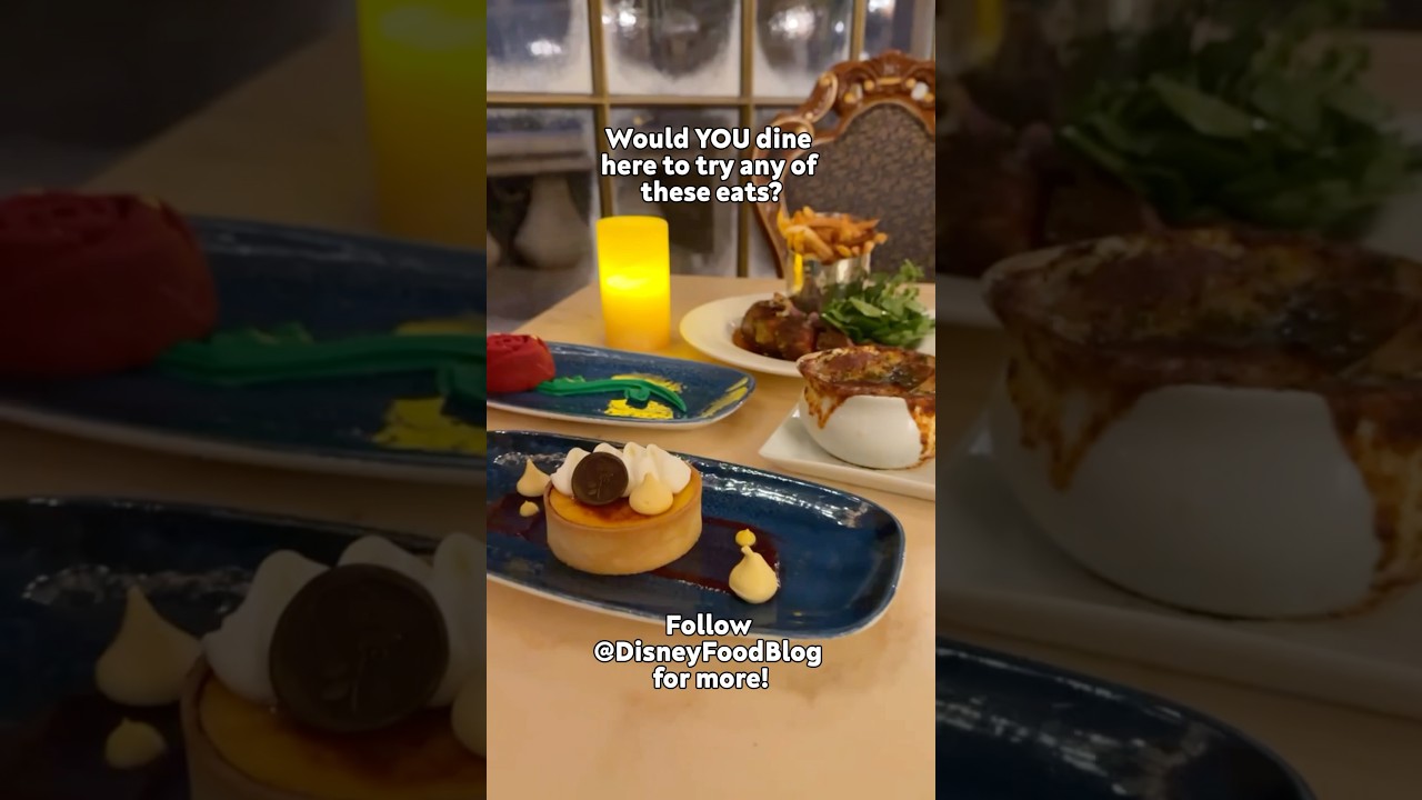 NEW MENU at Be Our Guest 🥀