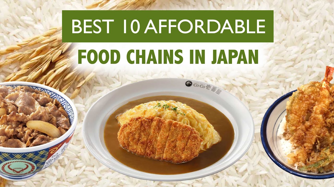 Best 10: Affordable food chains in Japan | YOSHINOYA, MATSUYA, FRESHNESS BURGER AND MORE...