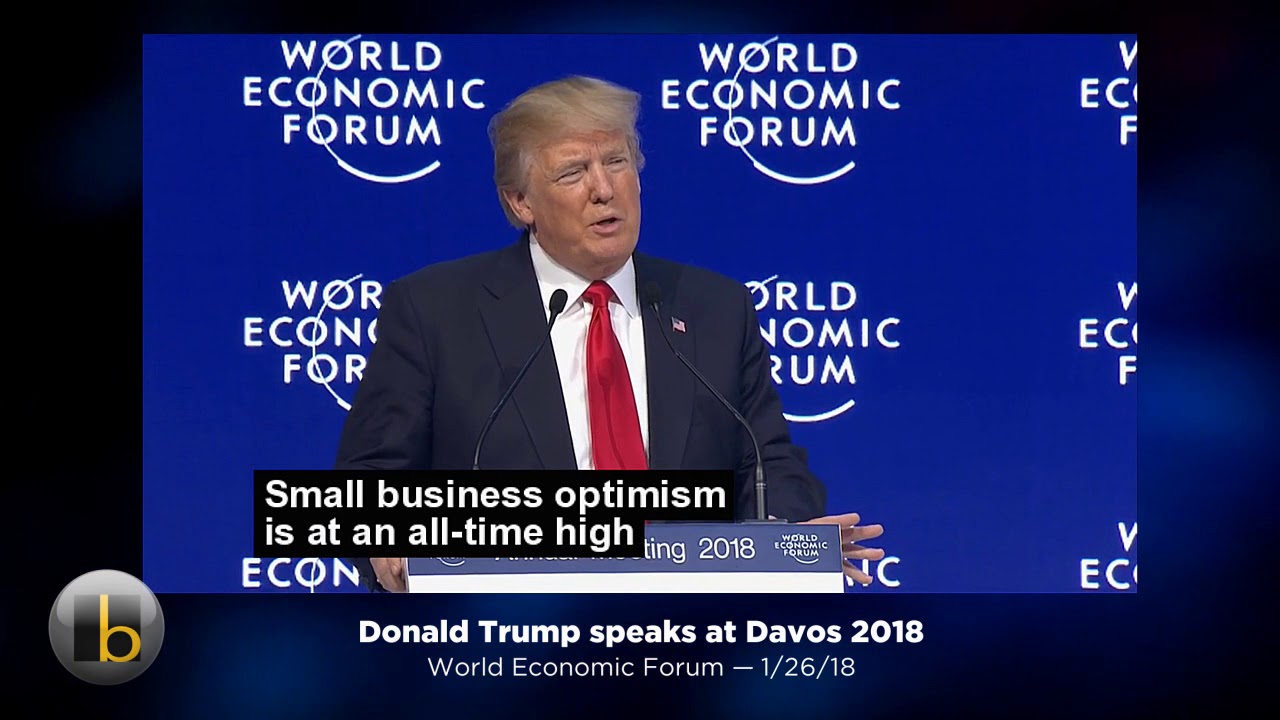 #WEF2018 Davos President Trump and  George Soros