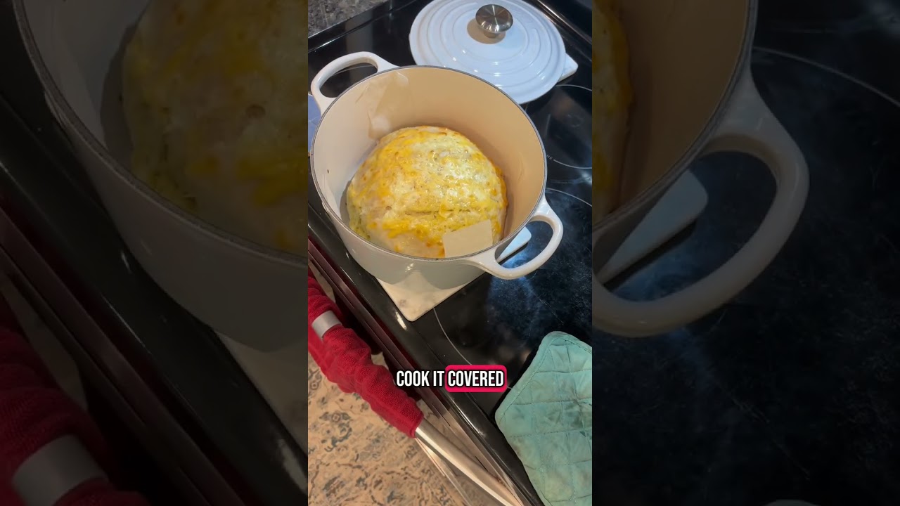 No Knead Artisan Cheese Bread