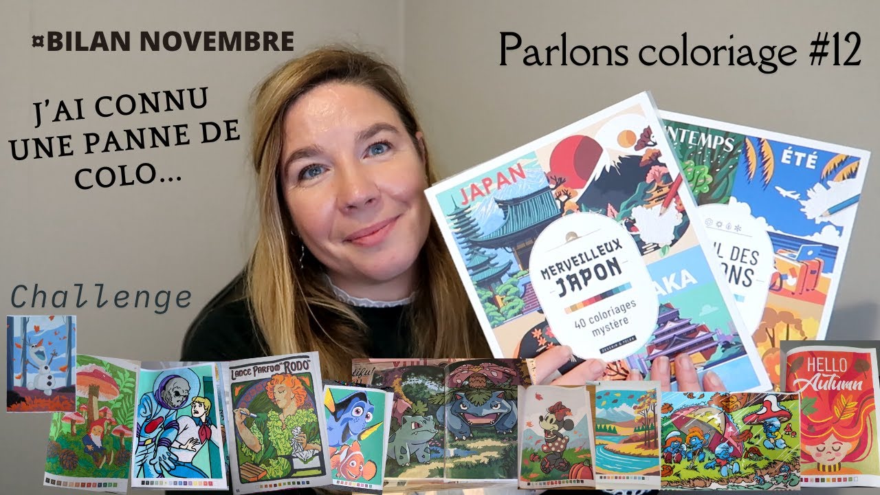 Parlons coloriage #12 : plus envie de colorier... Bilan Novembre