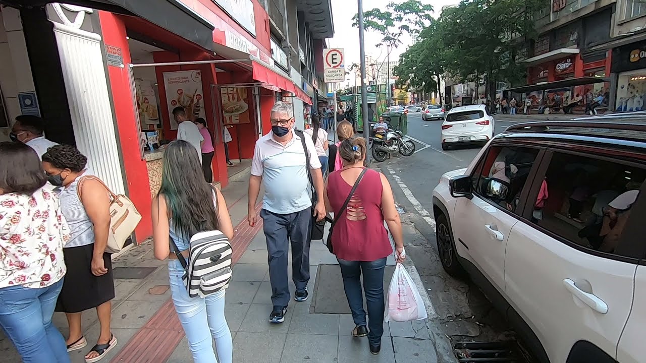 Andando no centro de Campinas - SP - Brasil - Avenida Glicério - Walking Tour