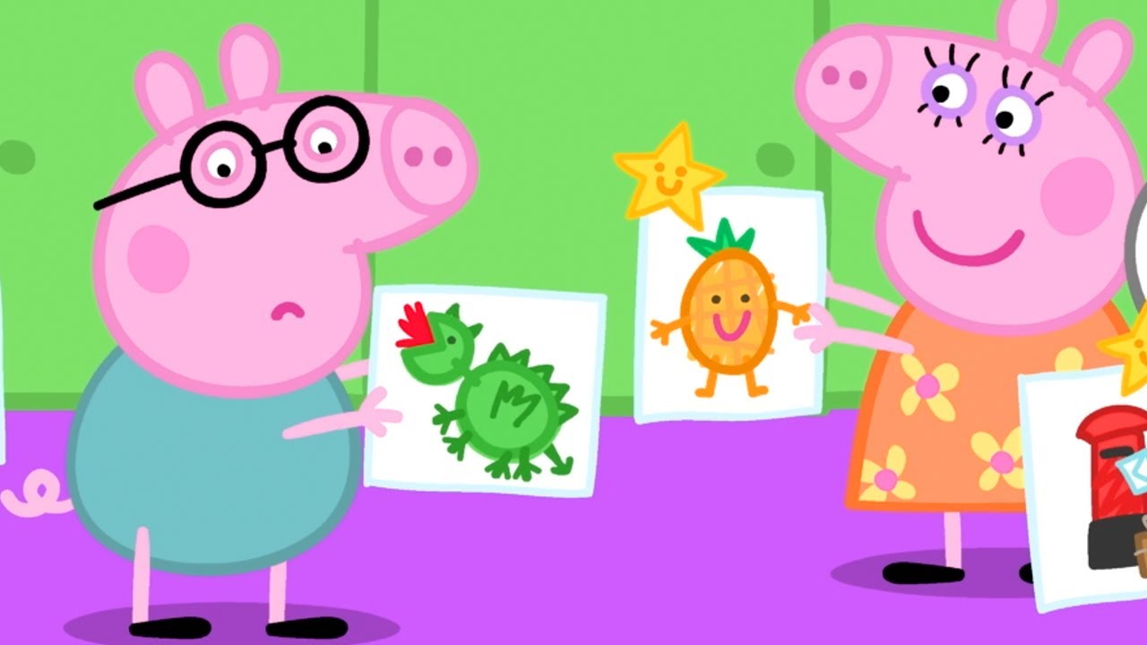 Peppa Pig Italiano - Papà Pig non ha mai ricevuto una stellina scolastica - Cartoni Animati