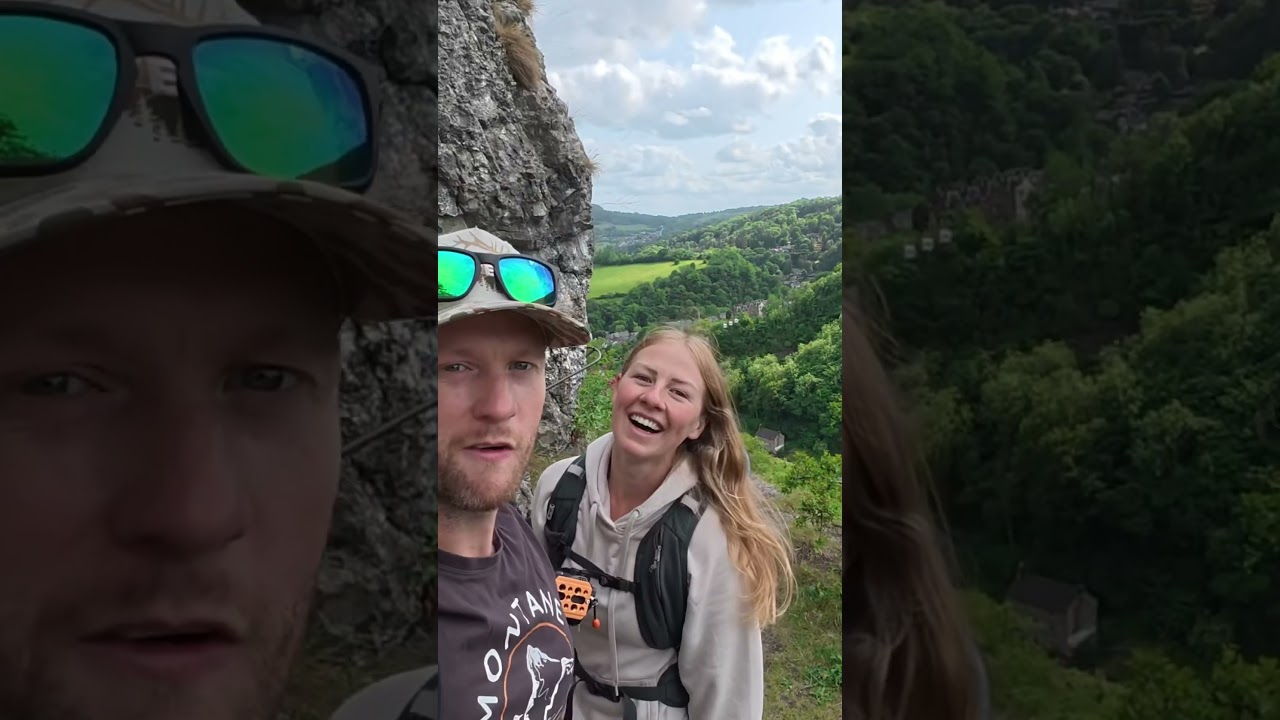 Would You Hike This Cliff-Edge Path in the UK? 😳 | Giddy Edge, Matlock Bath