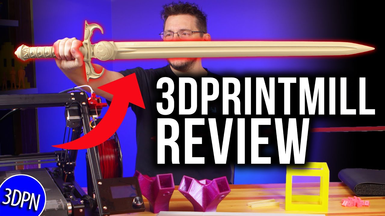Creality CR-30 / Naomi Wu's 3DPrintMill Review - SWORD OF OMENS!