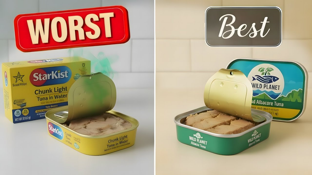 5 Canned Tuna Brands RANKED Worst to Best (Watch Before Eating)