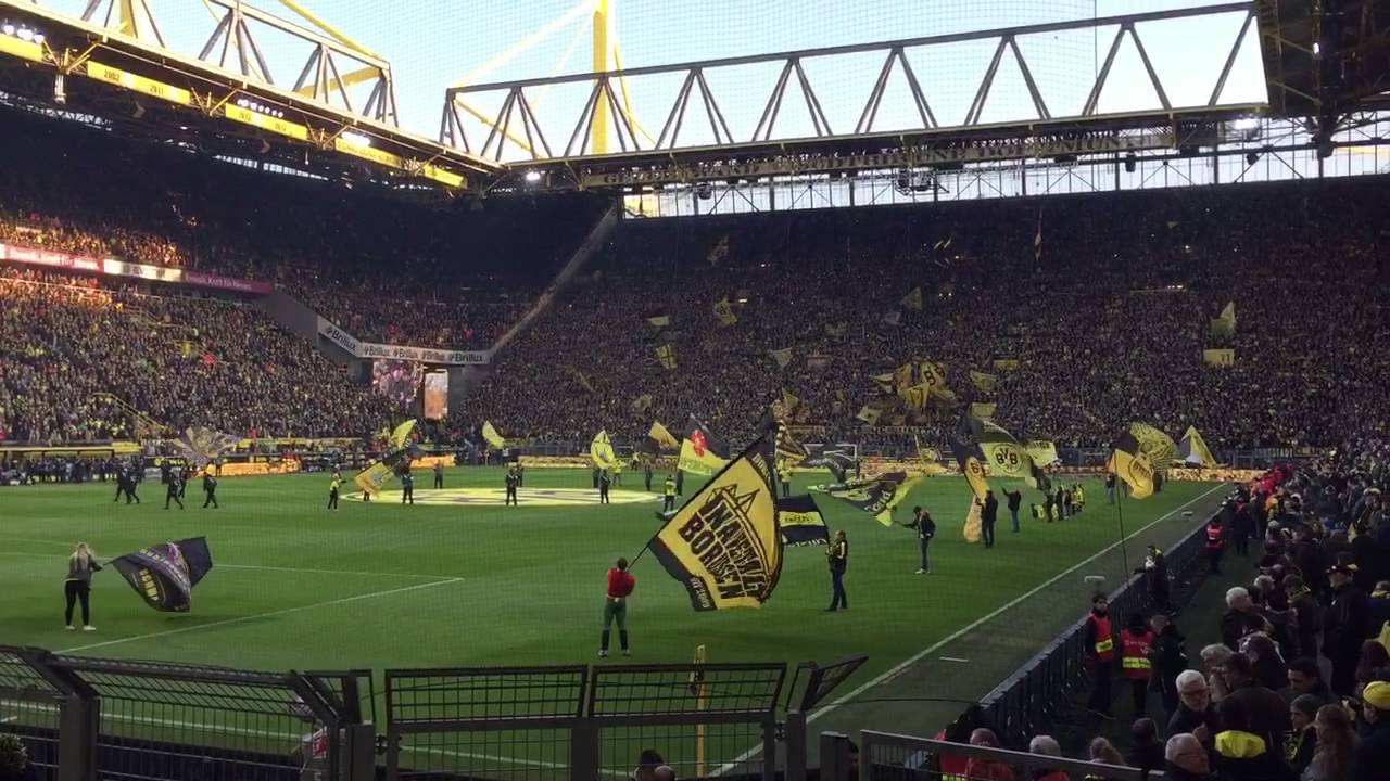 BVB - Mainz 13.03.2016 You'll never walk alone