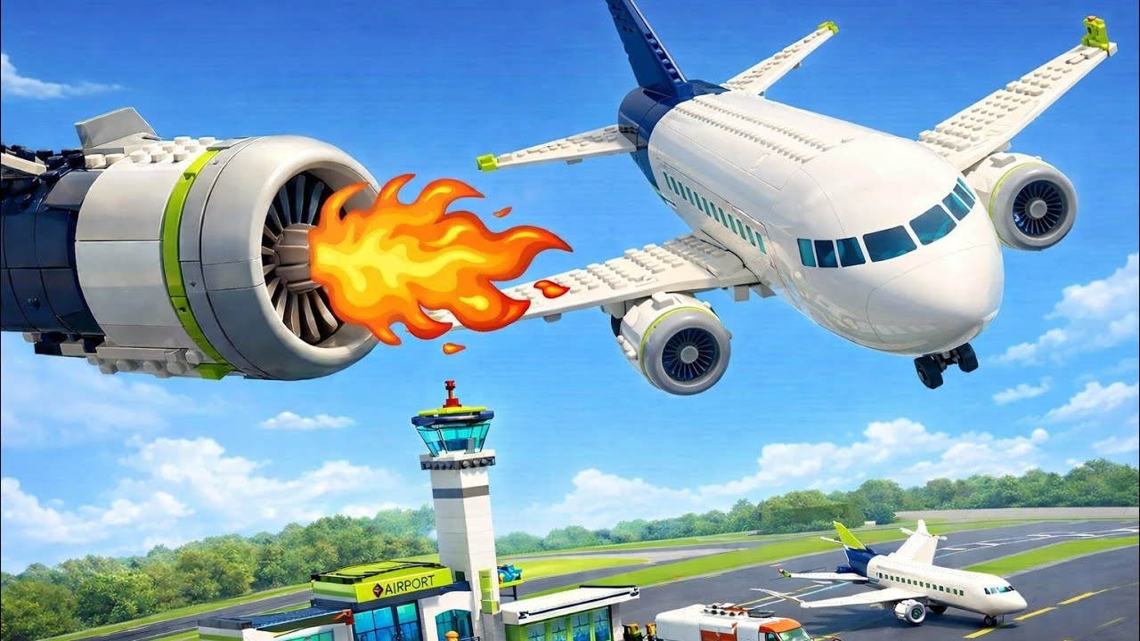 airports lego airplanes #legoairplane 