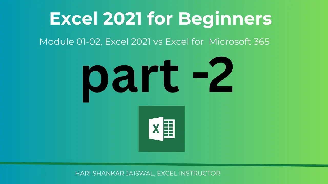 Урок по Excel, часть 2 | Excel 2021 против Excel 365 | Какую версию выбрать? От начинающего до пр...