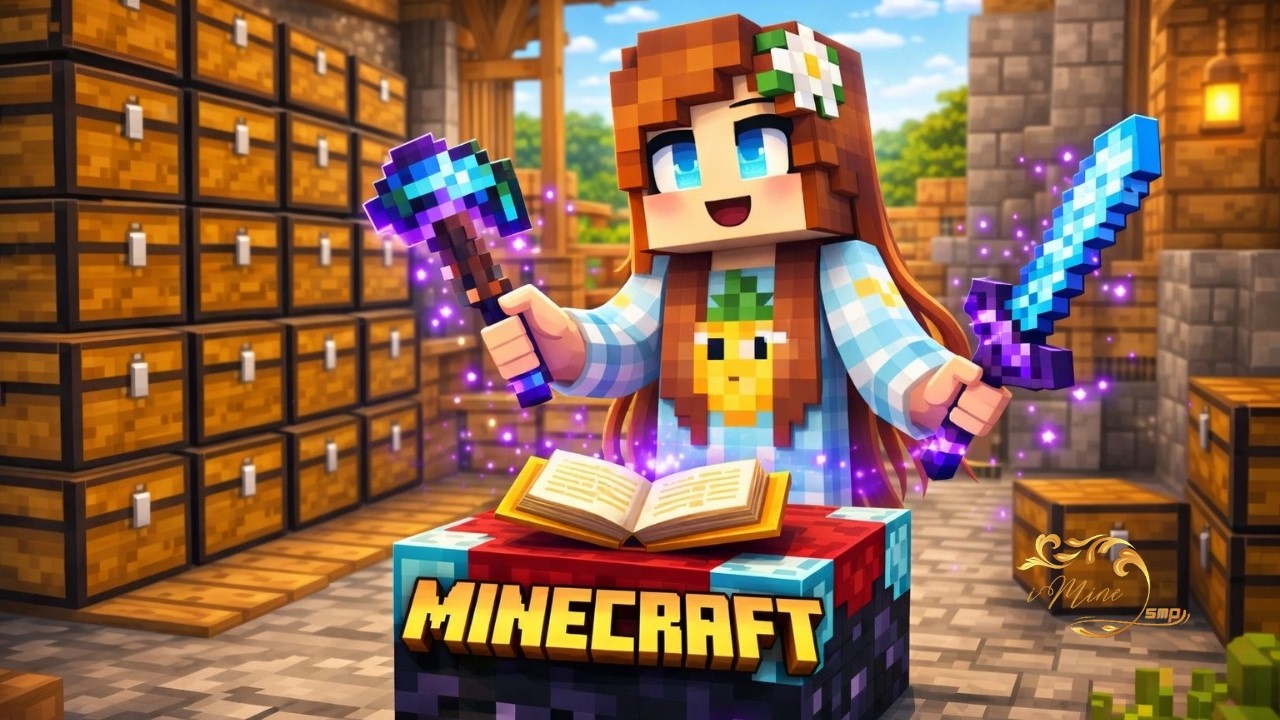 Preparing the Storage Room & Enchanting My Tools! 😱 | Minecraft Survival Live 🔥
