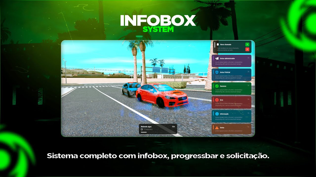 [MTA:SA] Sistema de Infobox [Junto com solicitação + anuncio + progressbar]