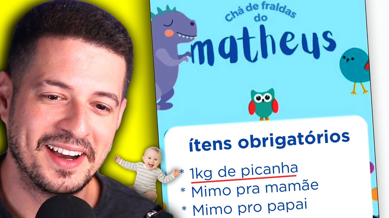 Olha esse convite de chá de bebê!!! MÃES SURTADAS