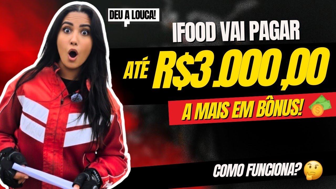 COMO GANHAR ATÉ R$3.000 REAIS A MAIS NO IFOOD PARA ENTREGADOR EM 2026 !