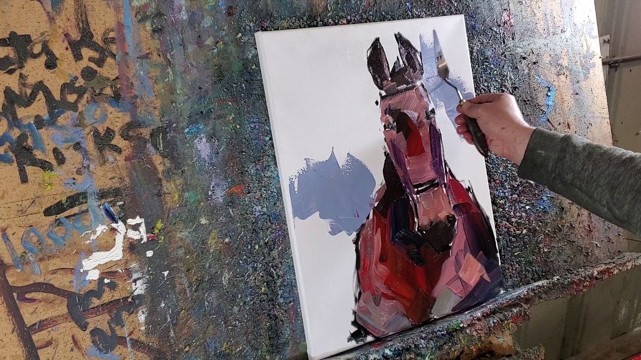 How To Paint a Horse Portrait- Loose Style Expressionism