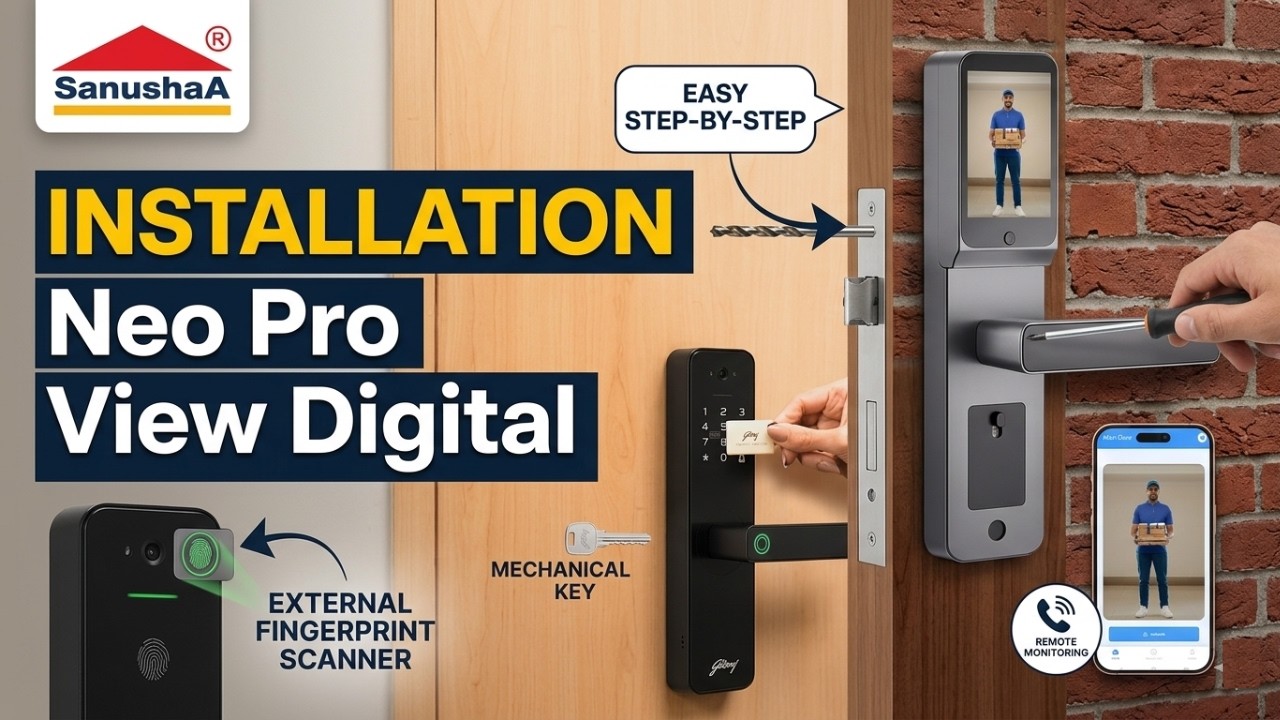 Godrej Neo Pro View Digital Lock | Full Review | Installation, Programming, Features & Live Demo