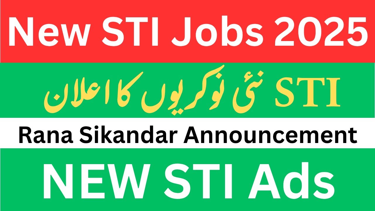STI New Jobs Phase II Ads 2025 | School | STI Jobs 2025 | STI jobs I Teaching Internship Jobs 2025