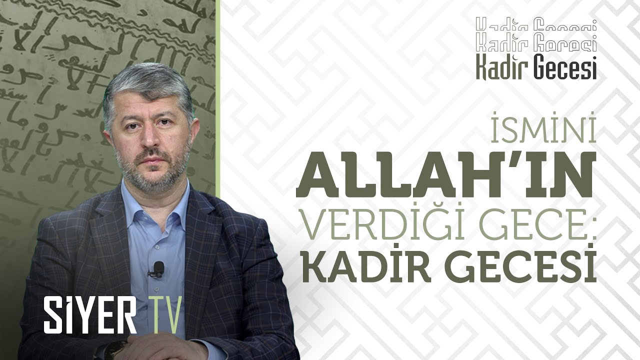 İsmini Allah'ın Verdiği Gece: Kadir Gecesi | Muhammed Emin Yıldırım - #KadirGecesi Özel