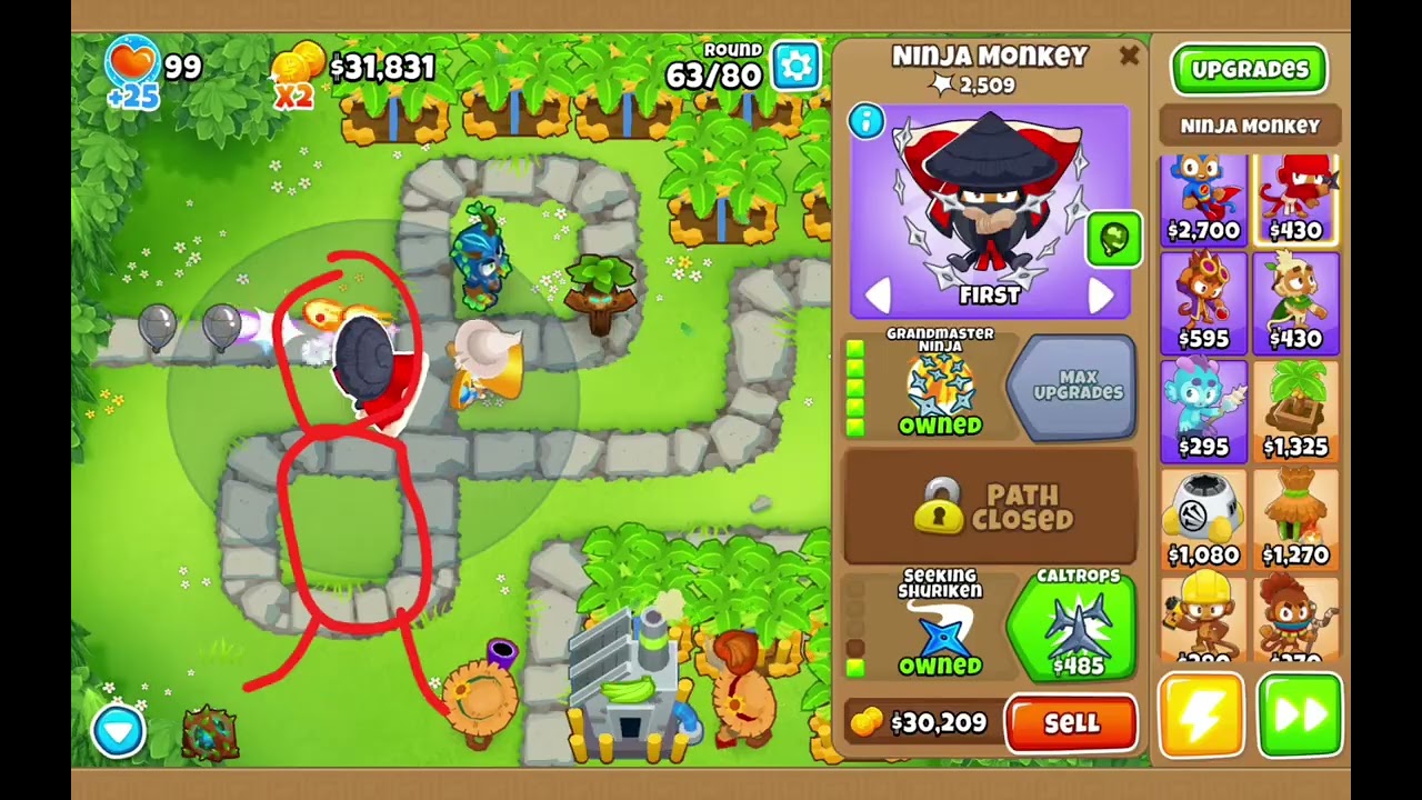 The wheel of DEATH btd6