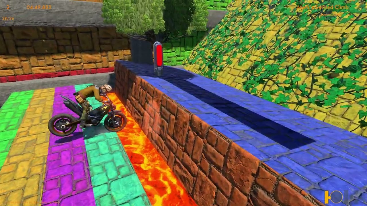 Trials Fusion -  Merk&acute;z Twisted Climb - Ninja Lv 2 - 3