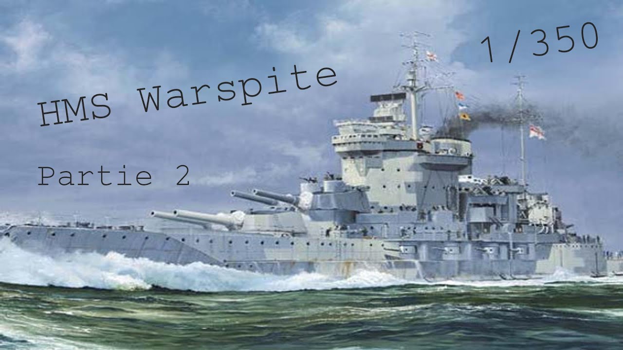 HMS Warspite 1/350 Academy - Pont en bois