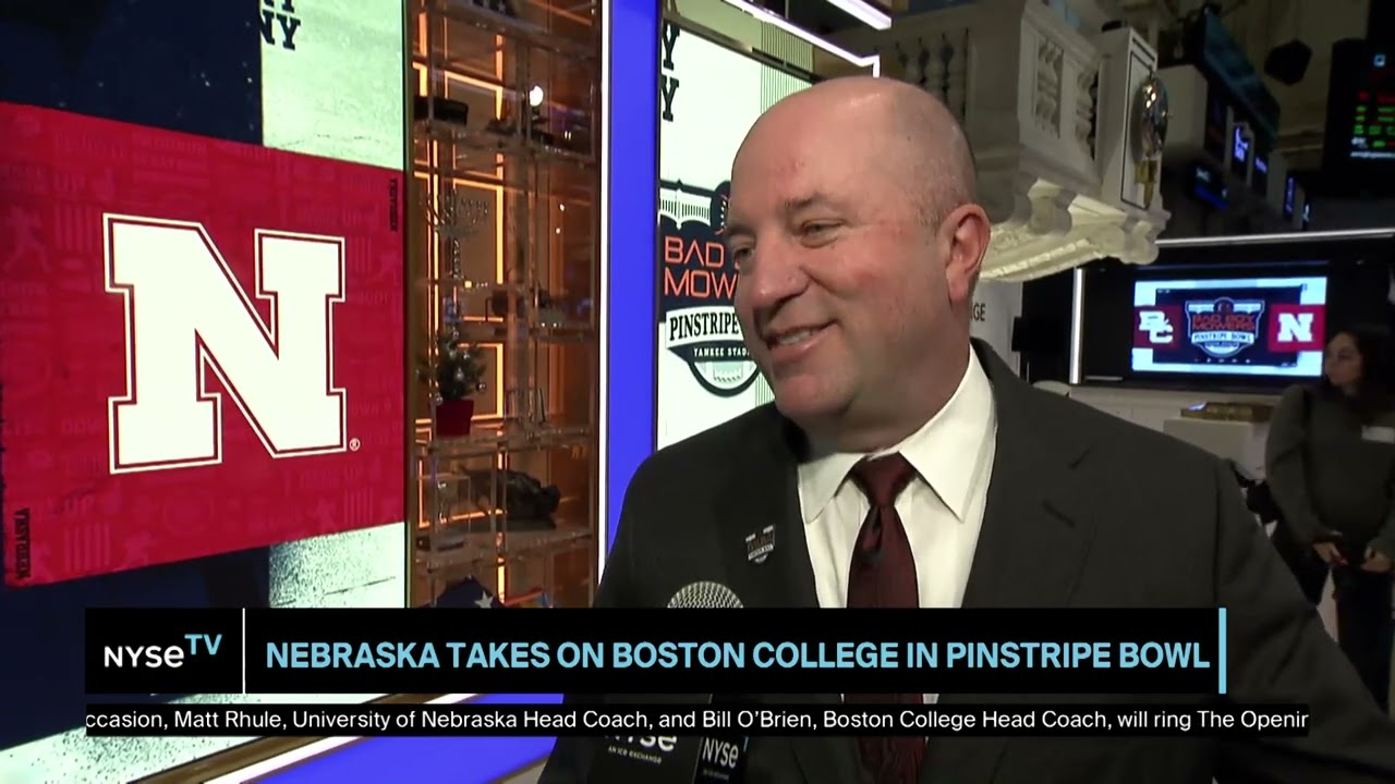 Troy Dannen, Director of Athletics, Univ. of Nebraska Joins NYSE TV Live