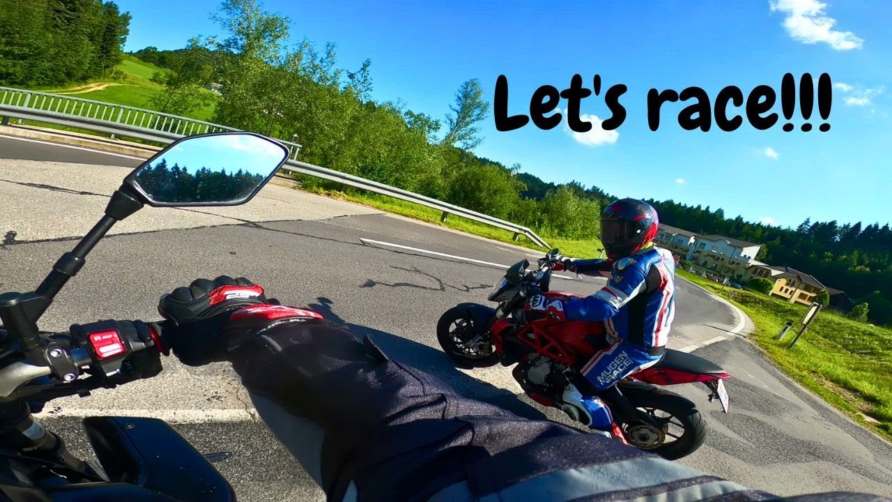 Let's race!!! MV AGUSTA BRUTALE 800 vs YAMAHA MT-10