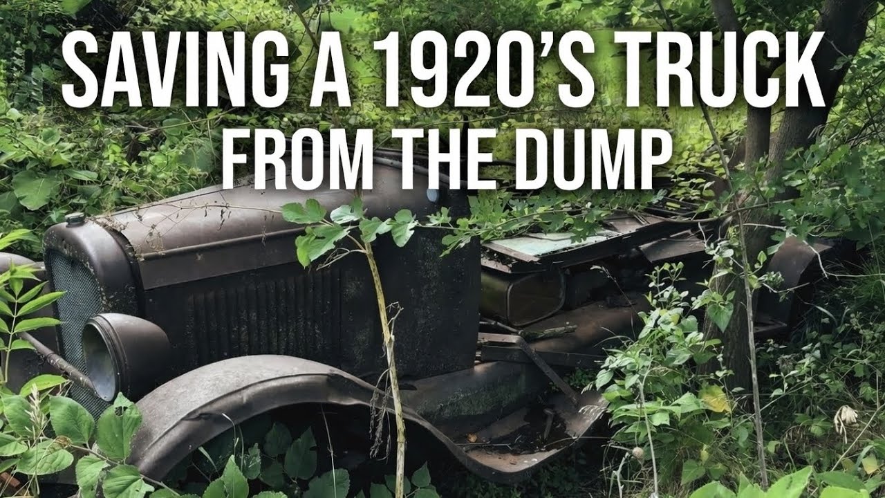  Abandoned 1920s Truck Rescue: Bringing Home a Piece of History for the Yard!