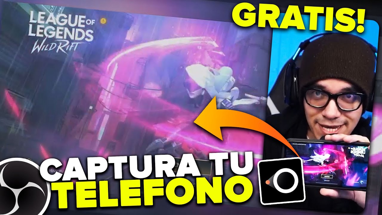COMO CAPTURAR LA PANTALLA DE TU TELEFONO EN OBS GRATIS | Tutorial OBS | UrbVic
