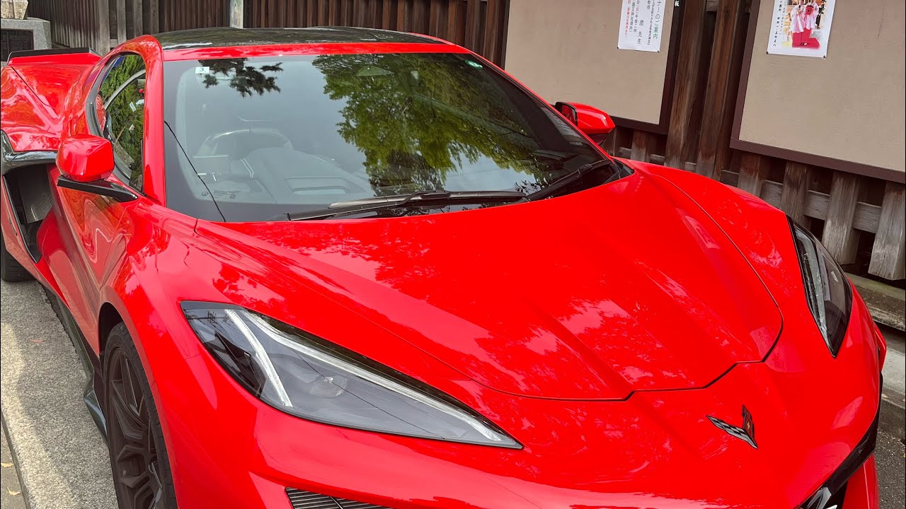 コルベット Z06 マフラー　ラジエーターガードパネル