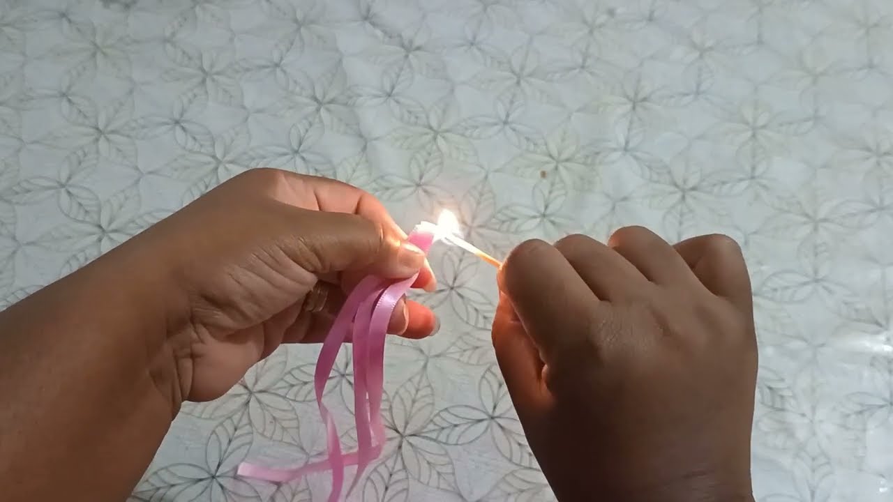 Olha essa ideia lucrativa de sobra de fita de cetim Fiz e vendi todas