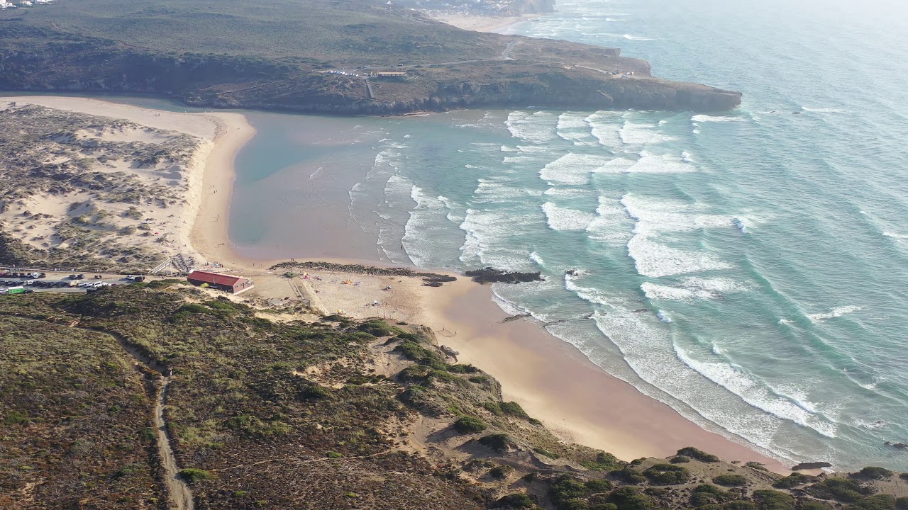 Praia da Amoreira 4K by drone, part 1