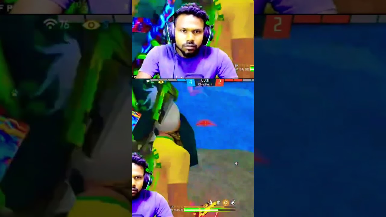 JOD LEVEL HEADSHOT 😱 PC 🖥️GAMEPLAY WITH FACECAM#shorts #freefire #viral