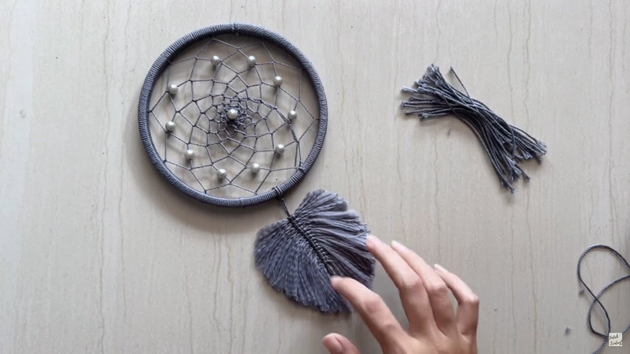 DREAM CATCHER WITH BEADS | #diyprojects #diycraft